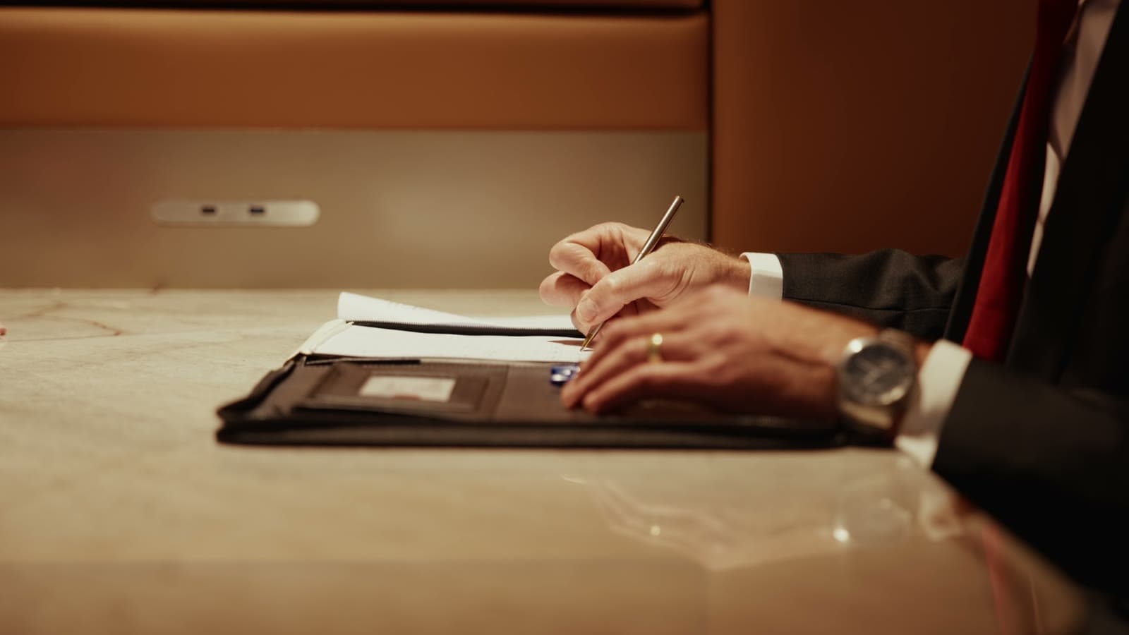Signing estate planning documents at Crabtree Legal